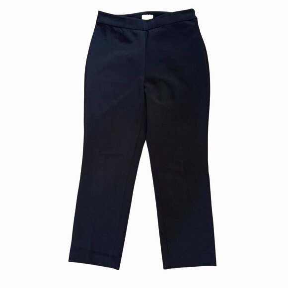 NWOT Kate Spade New York Side Zip Ankle Ponte Pants Size 4 Black Stretch - Picture 14 of 14